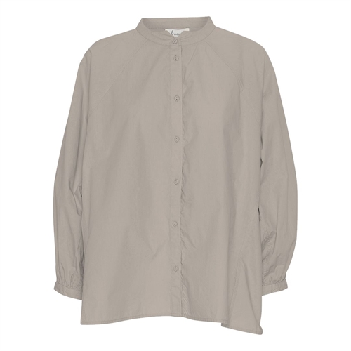 FRAU TOKYO LS SHORT SHIRT CHATEAU GREY